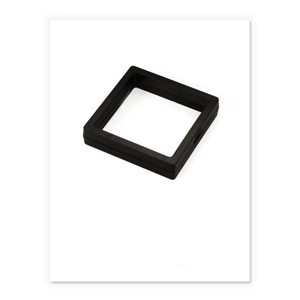 Jewelry Box Transparent Film Floating Anti-oxidation PE Film Sealed Portable Storage Box Earrings Ear Clip Ear Clip Necklace