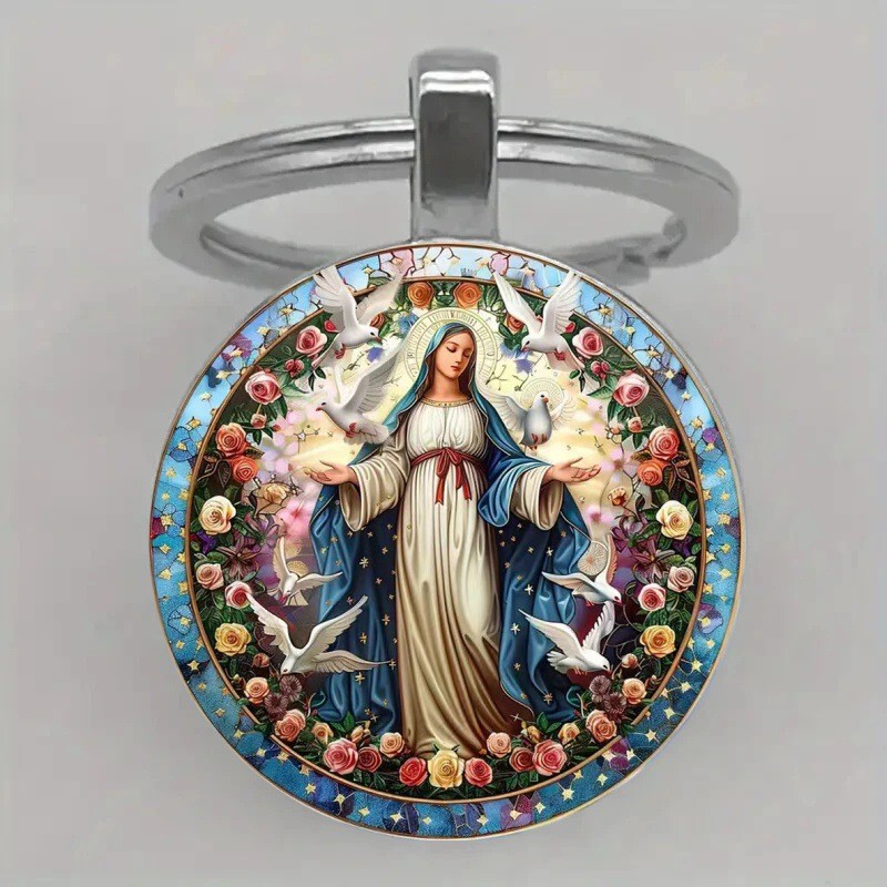 2D Cross-Border Popular Flat Mother's Day Car Backpack Pendant Christmas Home Decoration Pendant