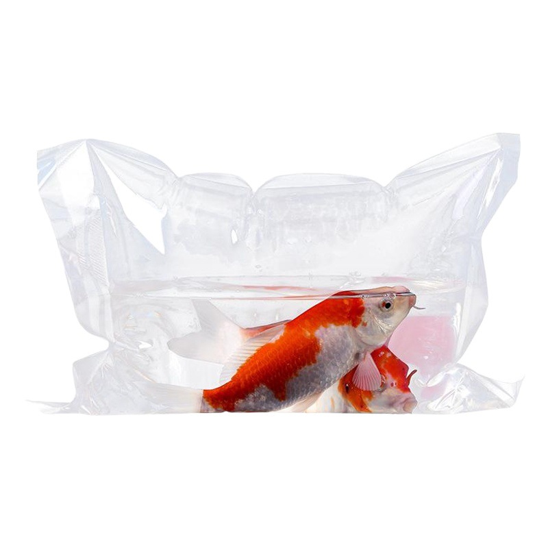 Peces ornamentales Acuario embalaje bolsa de transporte de oxígeno bolsa de plástico pescado freír bolsa de oxígeno pescado vivo bolsa de embalaje al por mayor