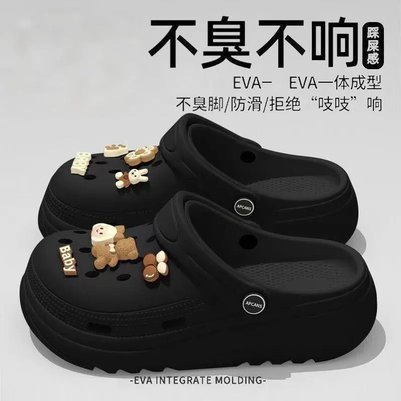 Zapatos de grano grueso para mujeres 2025, nuevos zapatos de verano para mujeres embarazadas con suela suave antideslizante antiodor, sandalias para mujeres image 16