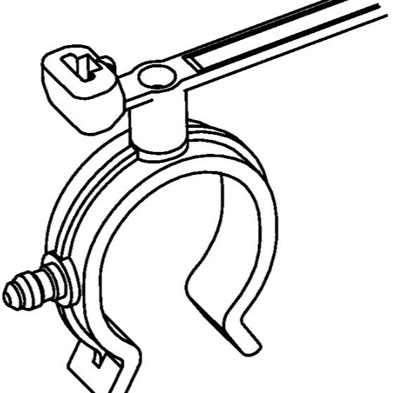 海尔曼 管夹式固定扎带 组合扎带 156-01237(T50SVCOC9-11B)