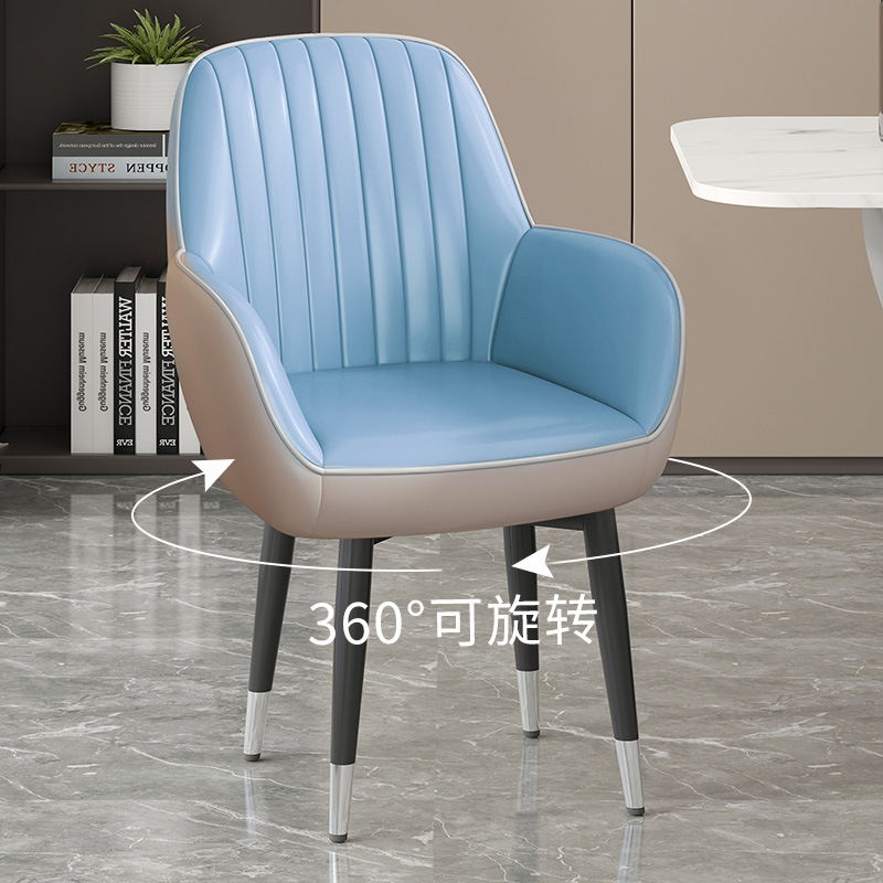 프론트 레이크 블루 [캣 스크래치 스킨] 블랙 실버 탄소강 회전 가능