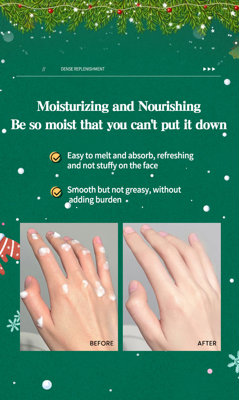 170g Weight Hand Cream Personal Care Type 1 Set Quantity Paste Material Christmas Festival Letter Pattern Elegant, Lady, Simple Style Style Letter Hand Cream Elegant Lady Simple Style Personal Care 5