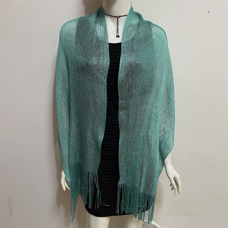 Women's Fashion Solid Color Polyester Tassel Shawls display picture 203