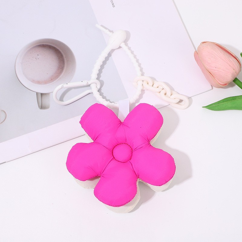 2色の5つの花のキーホルダーのペンダントDIY携帯の携帯の携帯のイヤホンのカバーのかわいい少女のカバンのペンダントのアクセサリー|undefined