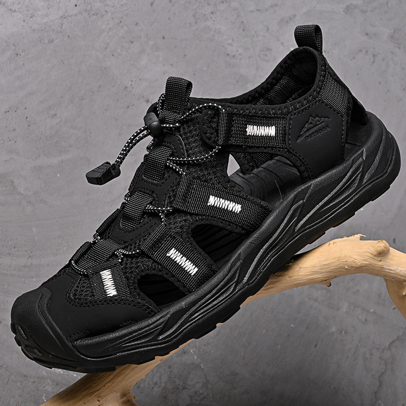 Zapatos de retroceso de verano al aire libre para hombres caminata antideslizante sandalias de playa para hombres 2026 nuevo