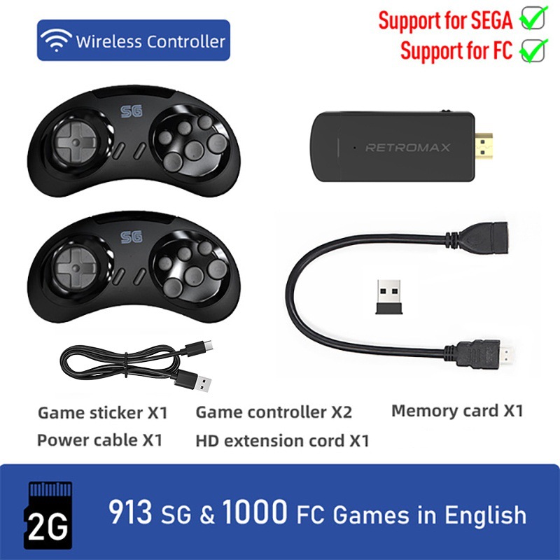 Cross-border HD mini game machine HDMI TV game machine Y2S HD game machine wireless doubles game machine