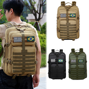 Cross-border Outdoor Tactical Backpack Durable Camouflage Training Backpack Large Capacity Hiking Sports Mountaineering Bag Wholesale