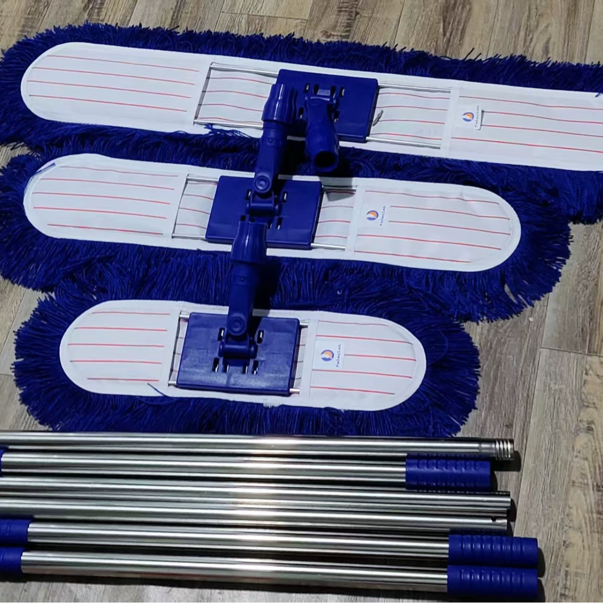 Новая плоская швабра для пыли, коммерческая бытовая хлопковая швабра с тканевой головкой, большая утолщенная швабра для пола для фабрики и отеля