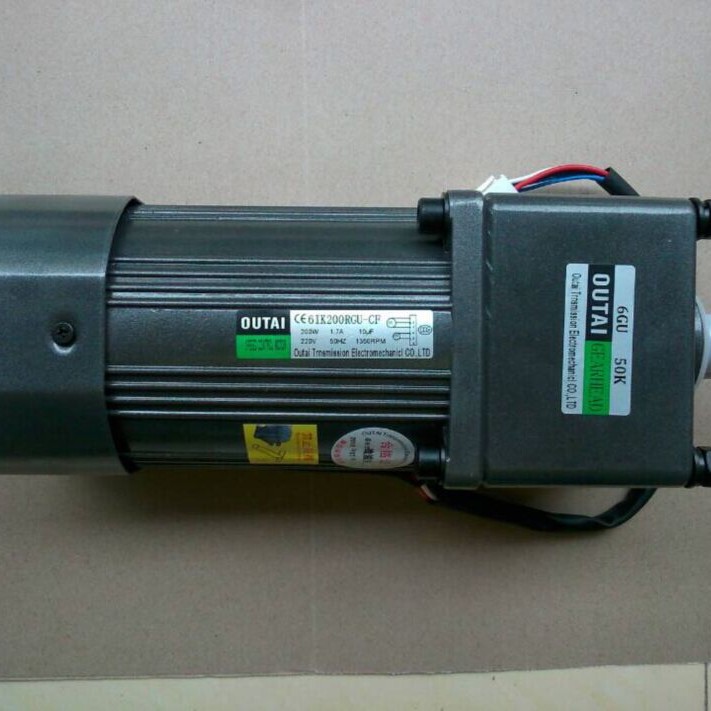 减速电机 OUTAI欧泰 6IK200RGU-CF 调速马达 200W 220V电机批发