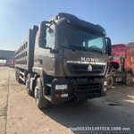 豪沃TX四桥自卸车7.6米大箱潍柴400马力重汽豪沃自卸工程车土方车