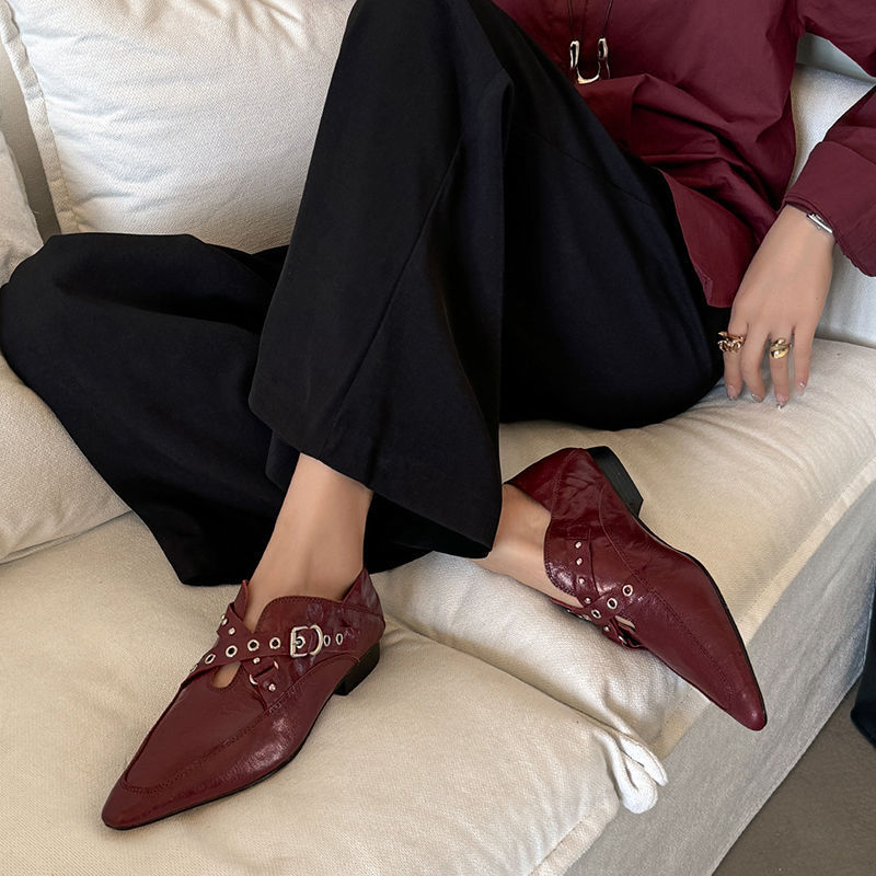 靴 Angled heel square shoes 2306BLE90803-1.jpg