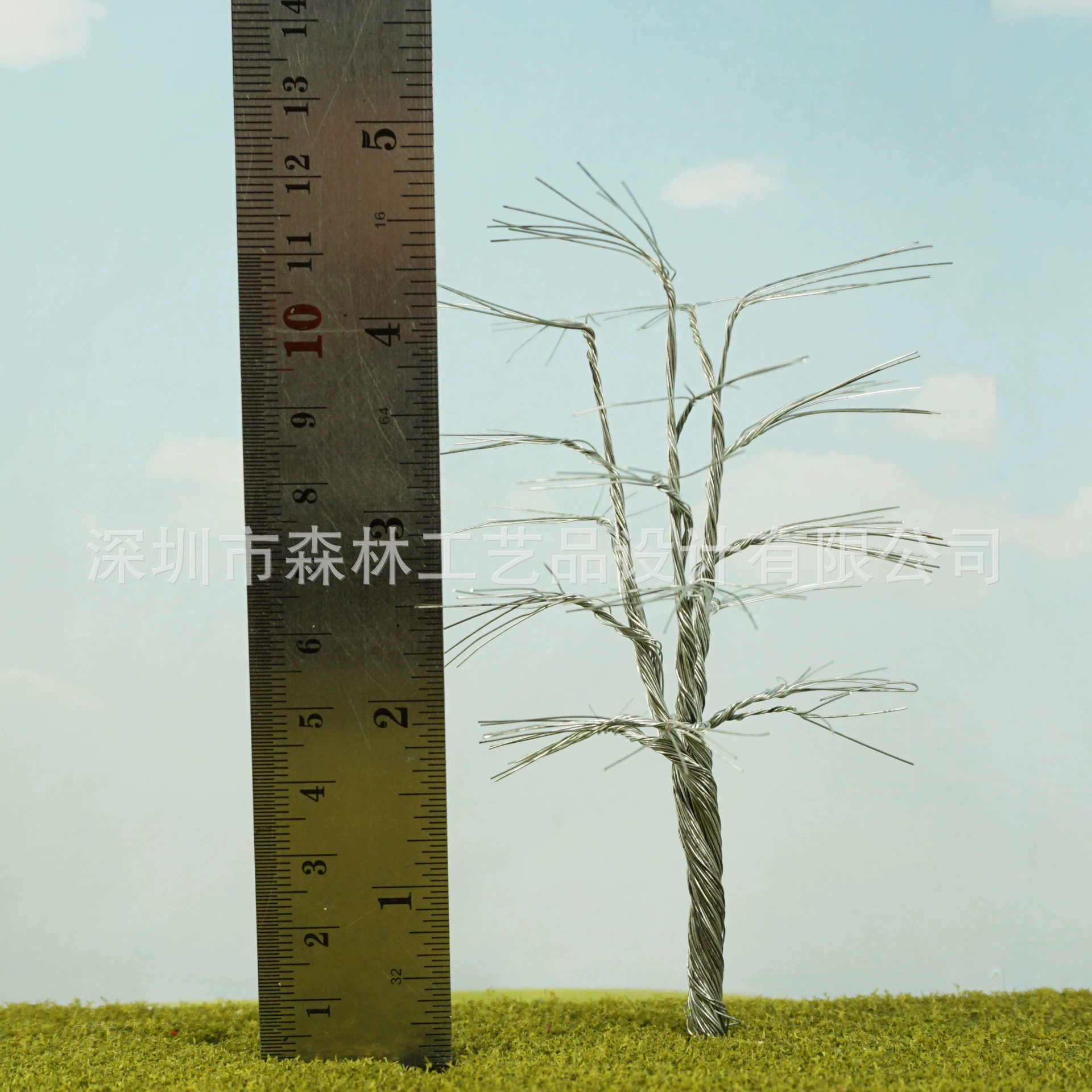 Модель здания, Модель поезда, Модель песочного стола, Модель дерева DIY Учебник Wire 117