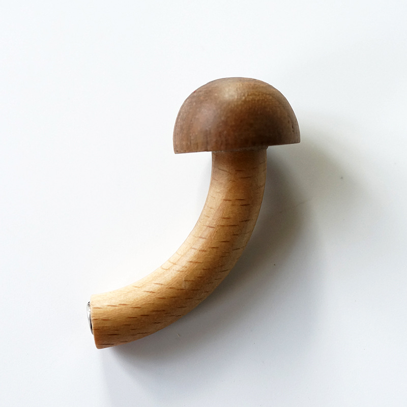 En stock nuevo refrigerador de setas de madera pegatinas imán magnético pegatinas magnéticas creativo imán mensaje pegatinas