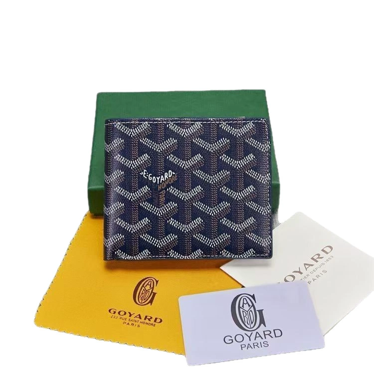 Wallet (Gaoyade Goyard) Multi-Card Bifold, Unisex, 10×11 cm, Patterned Compact