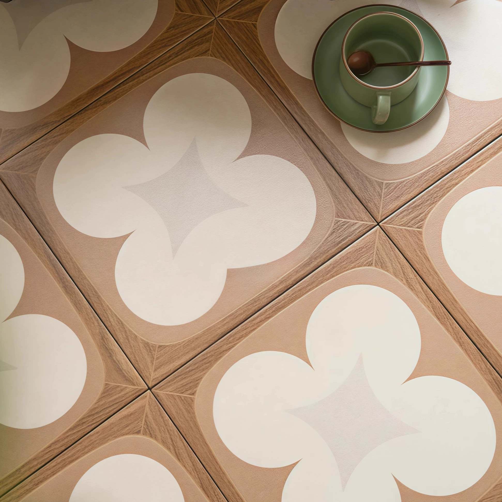 Плитка в средневековом стиле, ретро-имитация древесины, полностью фарфоровая, интернет-знаменитость, кухня, кафе, B&B, ванная комната, ванная комната, нескользящая плитка