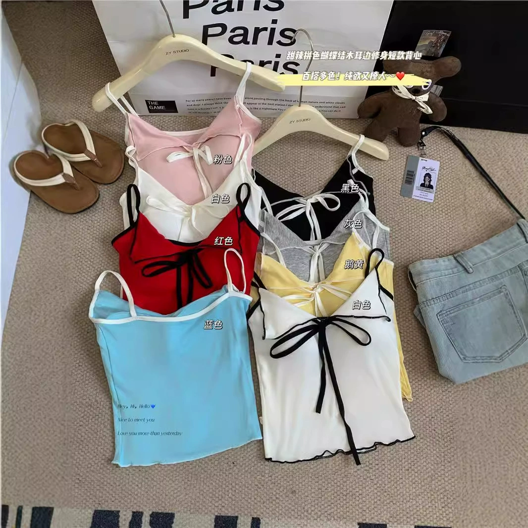 Чистая горячая девушка бант камзол жилет