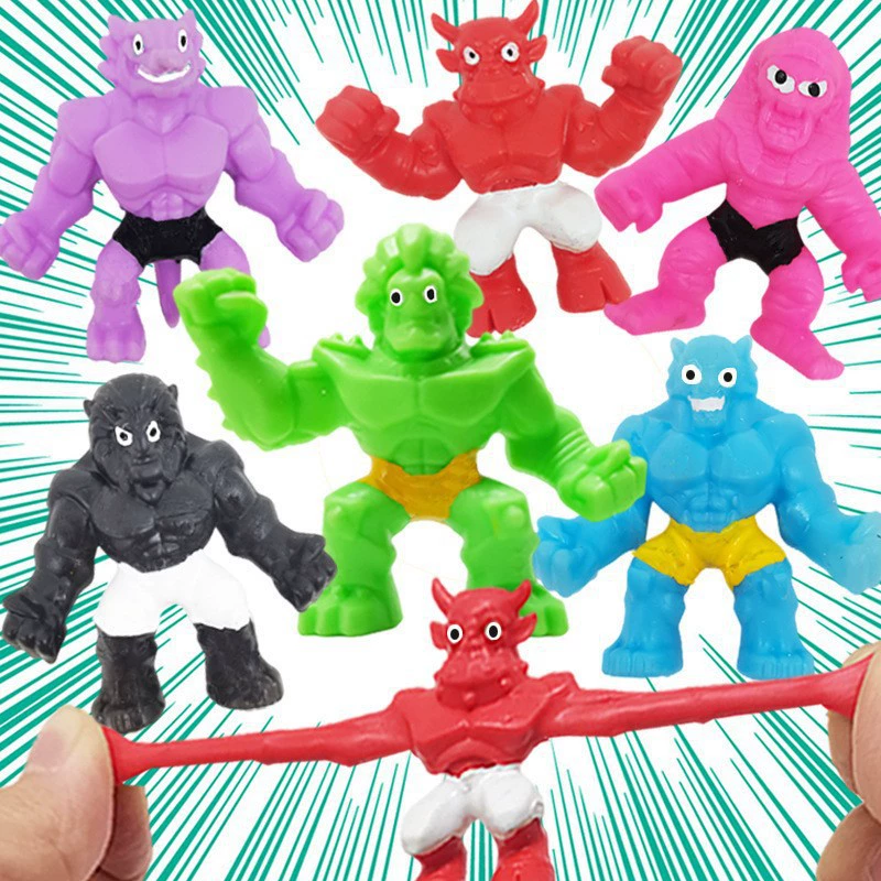 Amazon Little Man Poppy Minion Le La La Fun Decompression Vent TPR Factory Wholesale Christmas Buns Pinch Fun