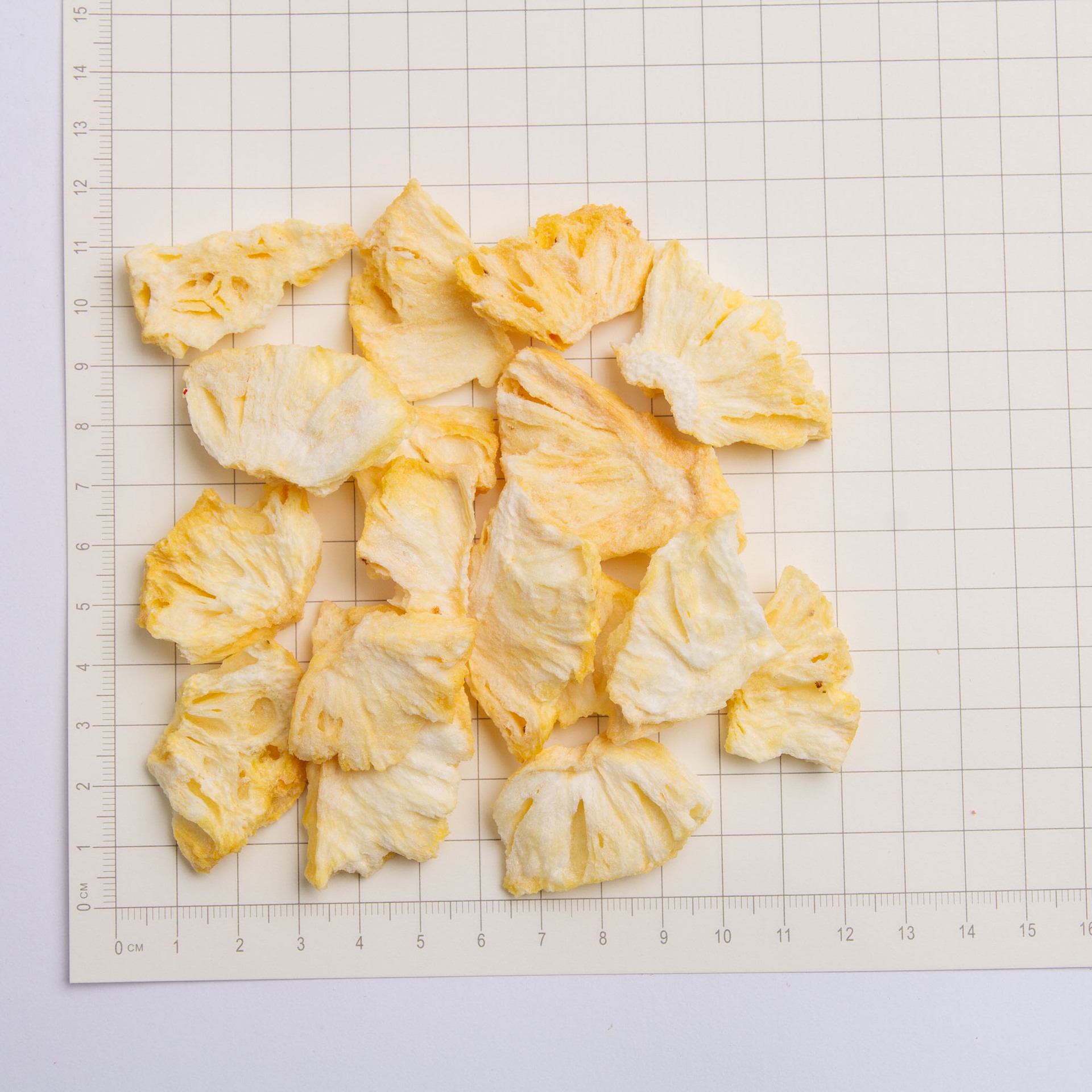 Factory Wholesale Freeze-Dried Pineapple Slices Freeze-Dried Fruits Freeze-Dried Pineapple Dried Noodles Internet Celebrity Snacks Cake Baking Ingredients Milk Tea