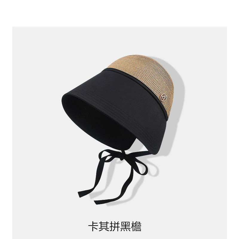 Sun hat ponytail cap, quick‑dry thin summer sun hat with ponytail opening and mask hook, adjustable