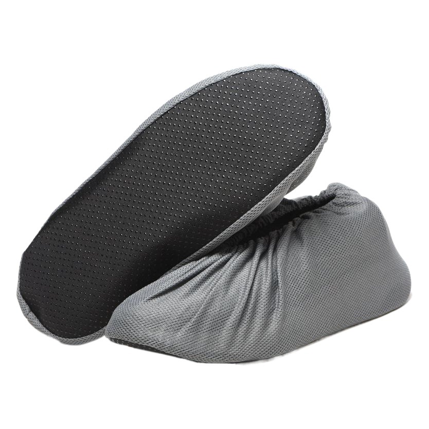 Cubierta de zapato de tela de malla transpirable Cubierta de zapato de tela de algodón Cubierta de zapato de tela doméstica Modelo de habitación Cubierta de zapato a prueba de polvo