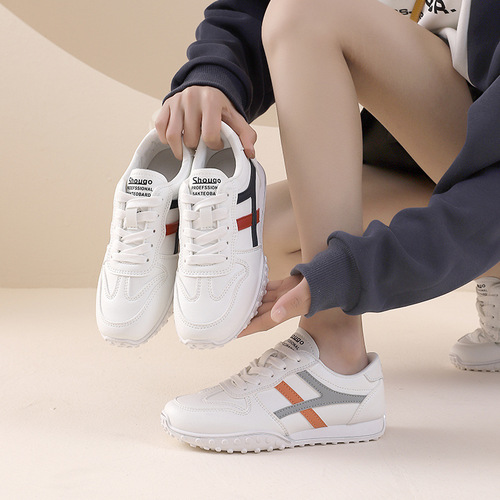 Women's 2025 Spring and Autumn Casual Board Shoes Sports Shoes White Women's Training Shoes DY311