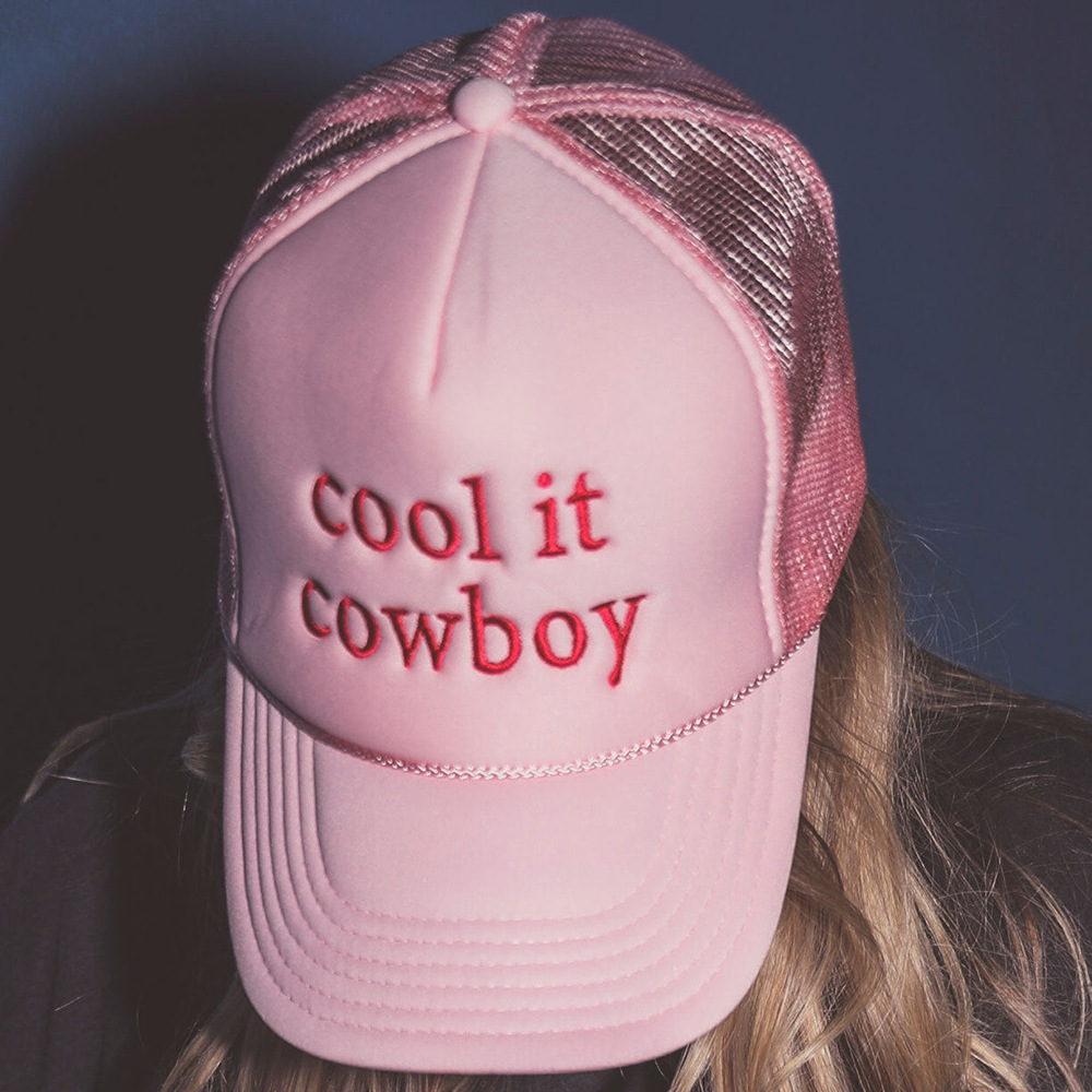154g Weight Baseball Cap Hats Type Holiday Occasion Polyester Material Women's Vacation Sweet Letter Embroidery Flat Eaves Baseball Cap
