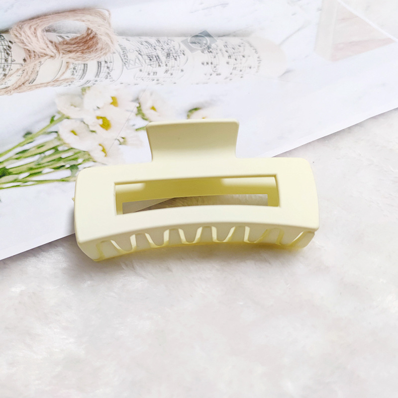 Clip de agarre, volumen de cabello grande, horquilla esmerilada, accesorios para el cabello exquisitos, horquilla de disco, nueva horquilla de tocado, pinza de tiburón femenina al por mayor