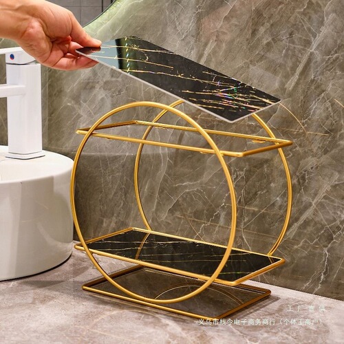 Finishing skin care products, iron iron, ladies 'toiletries, shelves, desktop, bathroom storage, cosmetics storage rack, other