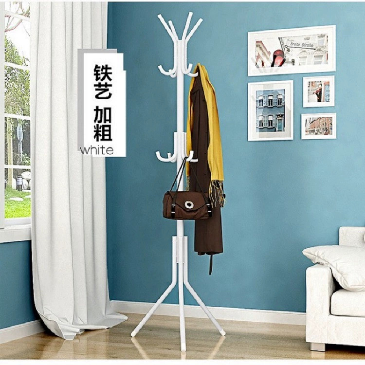 Perchero, nuevo estilo, ligero y lujoso, almacenamiento de abrigos sencillo, grueso, desmontable, moderno perchero de pie para dormitorio