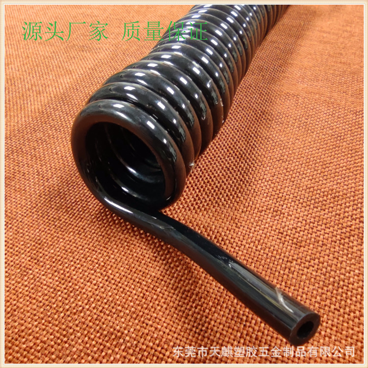挤出tpu弹簧气管软管4/6/8/10/12耐压耐磨PU聚氨酯伸缩管螺旋管