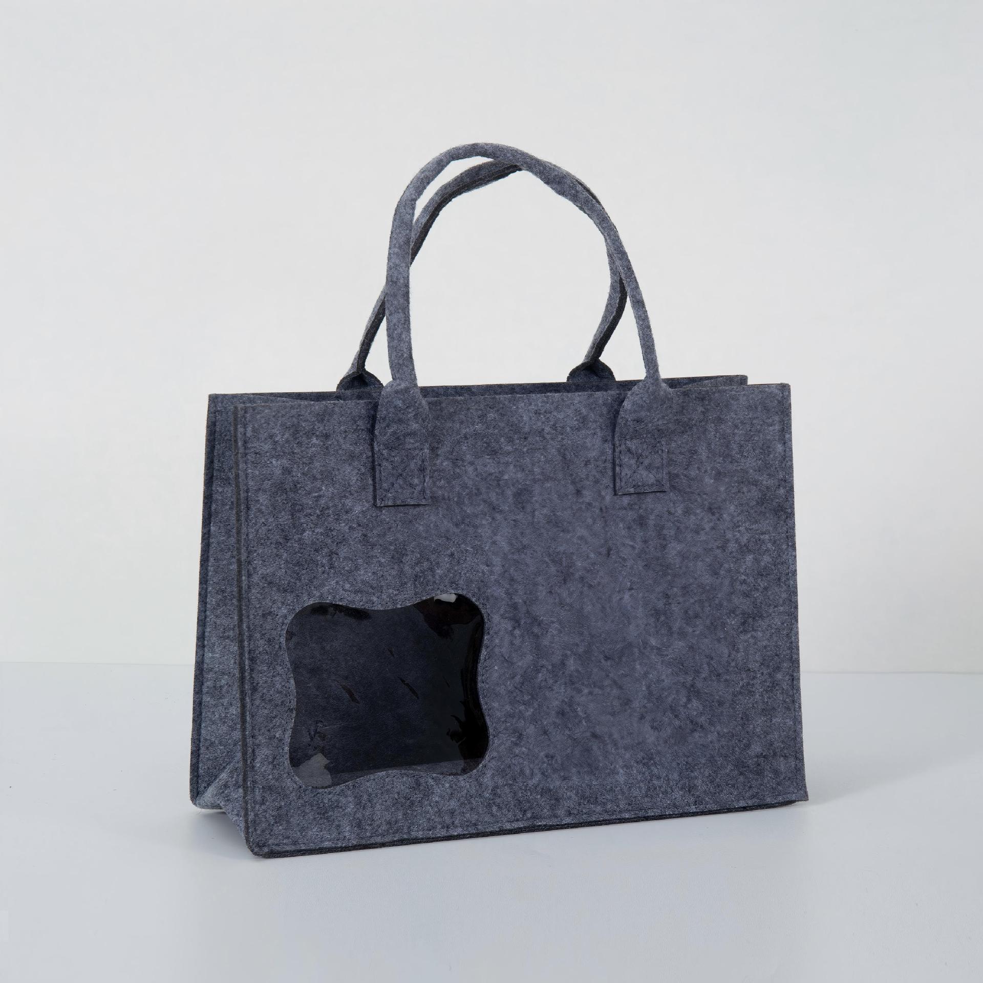 투명한 창 있음—진한 회색;35*13*25