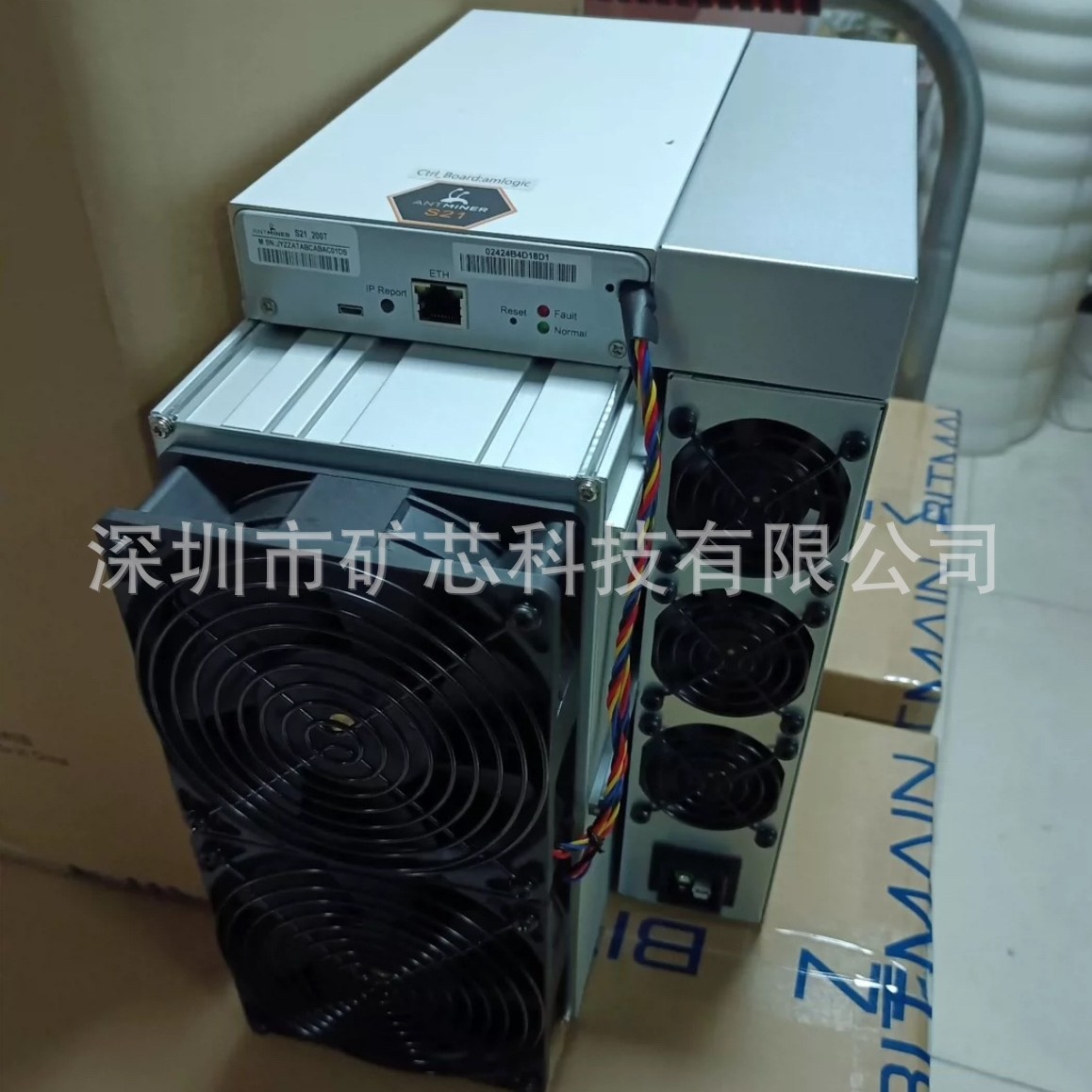 运行稳定比特大陆 bitmain 蚂蚁s21 200t  蚂蚁s21 200t