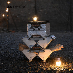 Shanqu Outdoor Storage Box Camping Open Box Aluminum Alloy Folding Tactical Box Multifunctional Combination Splicing Box Accessories