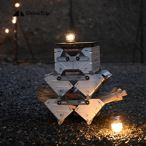 Shanqu Outdoor Storage Box Camping Open Box Aluminum Alloy Folding Tactical Box Multifunctional Combination Splicing Box Accessories