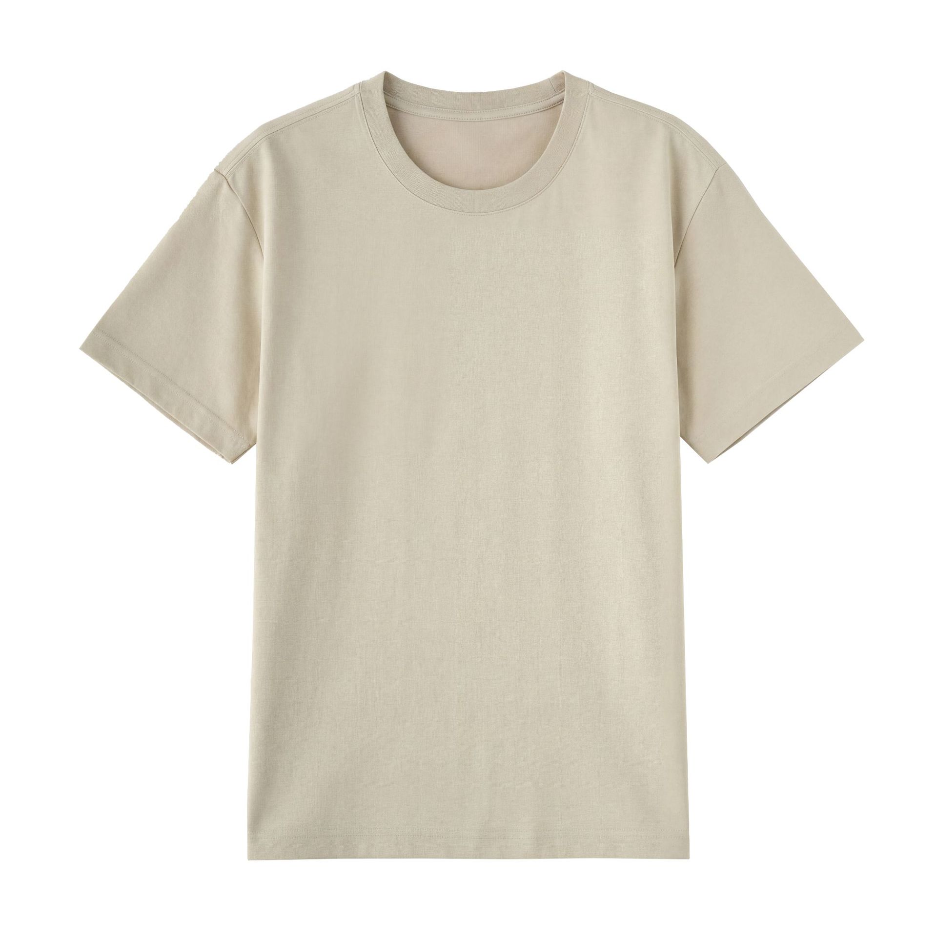 Camiseta de Manga Corta para Hombre de Algodón Transpirable y Antiarrugas para Ocio