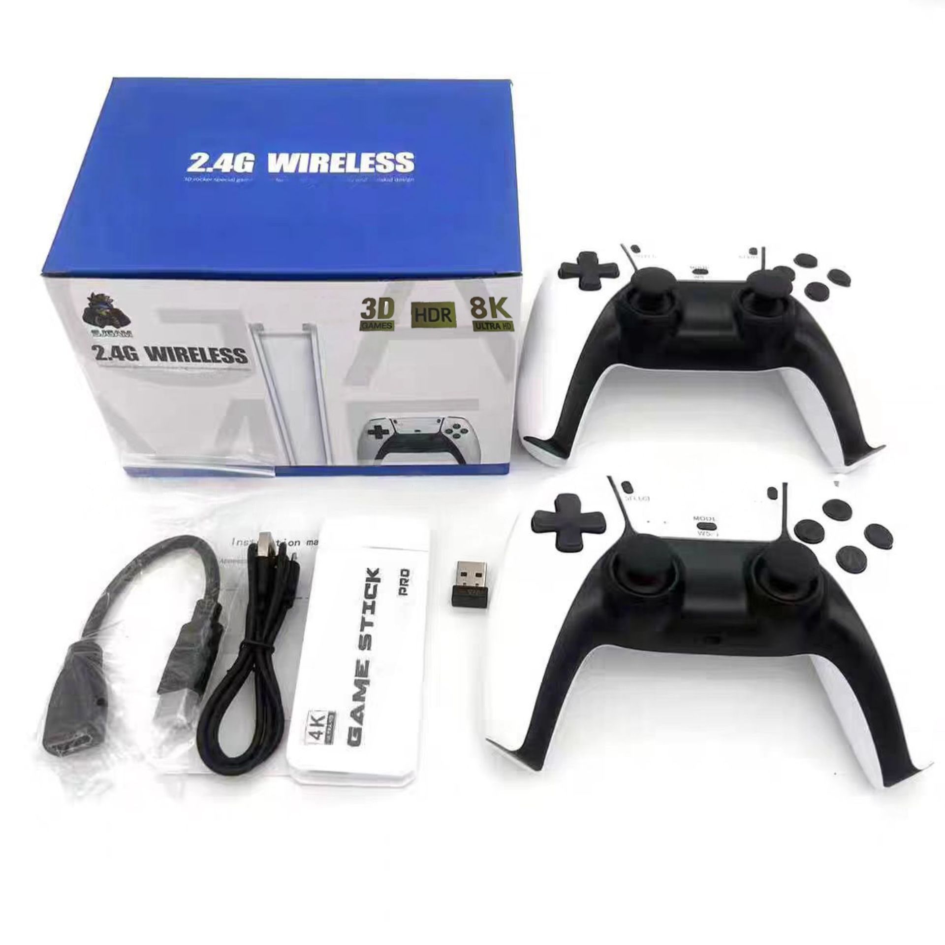 Consola de juegos M15 de alta definición, estilo retro, para uso doméstico, con controlador inalámbrico 2.4G, versión para TV. image 7
