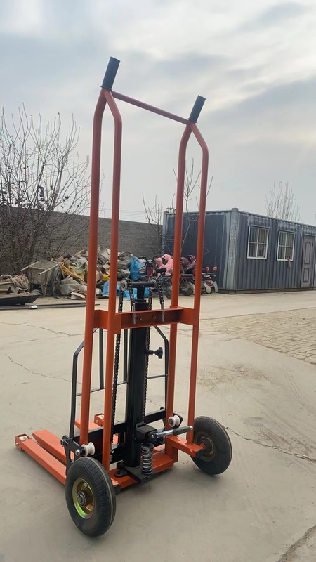 油圧フォークリフト荷降ろしアーティファクト小型フォークリフト手動小型軽量家庭用リフティングトラックマイクロリフティングトラック輸送トラック|undefined