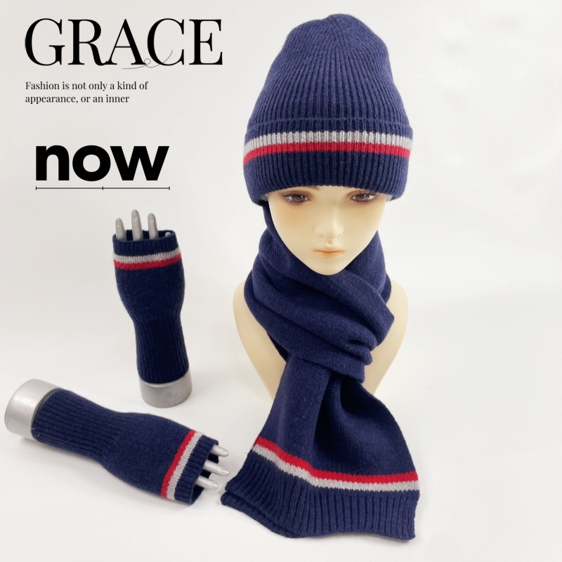Winter woolen knitted hat
