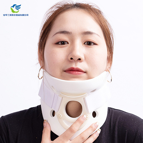 Polymer Neck Brace Adjustable Office Hunchback Neck Support Cervical Traction Fixator Neck Protector