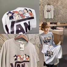 200克纯棉落肩 | 亲子装 | 夏季万斯短袖T恤VS6771#