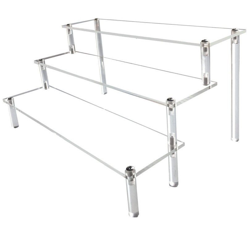 [Exclusively for Cross-Border Supply] Acrylic Storage Rack Acrylic Shelf Display Rack Ladder Display Rack Layered Bracket