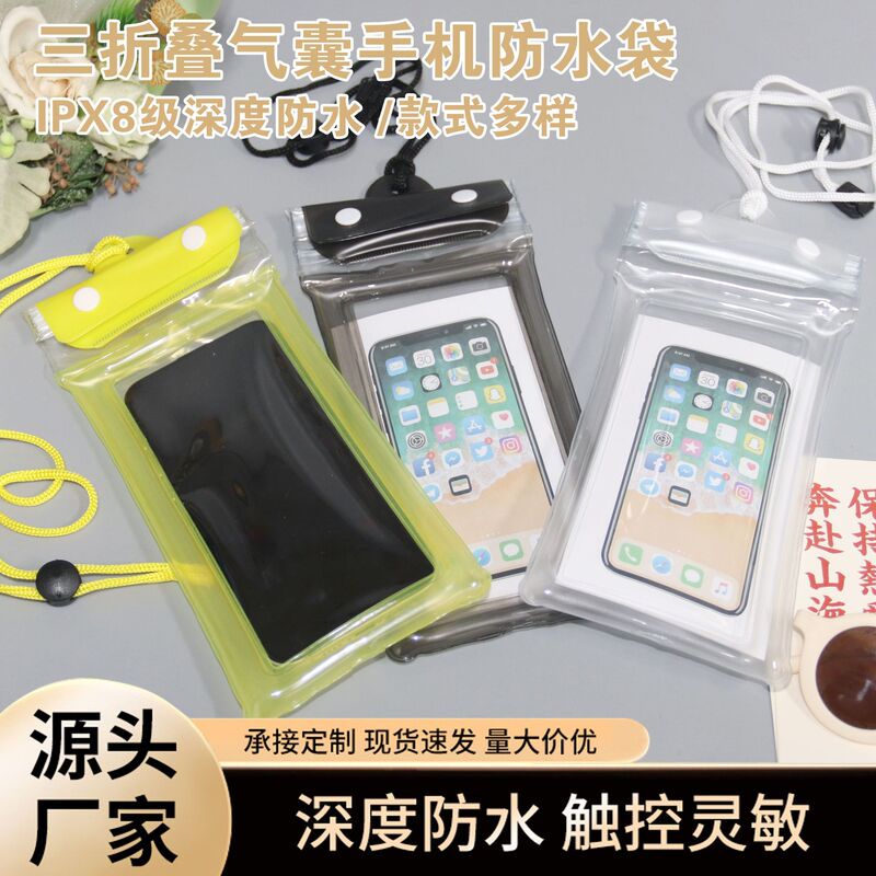 Touchscreen-Compatible 70% off Layer Airbag Phone Waterproof Bag Swimming Diving Sealed Bag with Neck Strap Floating Phone Waterproof Case Touchscreen-Compatible 70% off Layer Airbag Phone Waterproof Bag Swimming Diving Sealed Bag with Neck Strap Floating Phone Waterproof Case