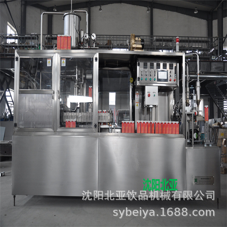 山茶油屋顶型纸盒灌装机  半自动屋顶包灌装机