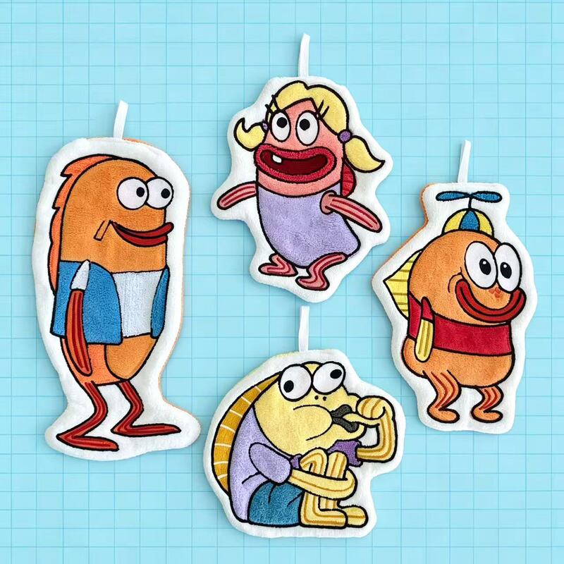 Coral Velvet Hand Towel for Bikini Residents, Cute Cartoon Children's Towel for Bathroom, Hangable Kitchen Cleaning Cloth Coral Velvet Hand Towel for Bikini Residents, Cute Cartoon Children's Towel for Bathroom, Hangable Kitchen Cleaning Cloth