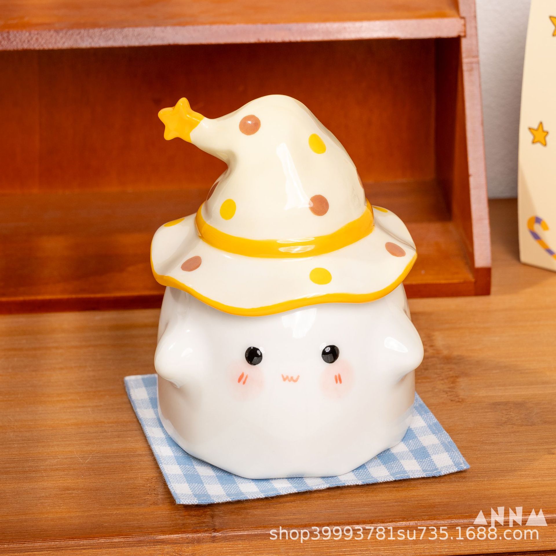 Regalos de cumpleaños fantasma extraños tazas de cerámica con tapa para regalar a la novia de graduación taza de regalo