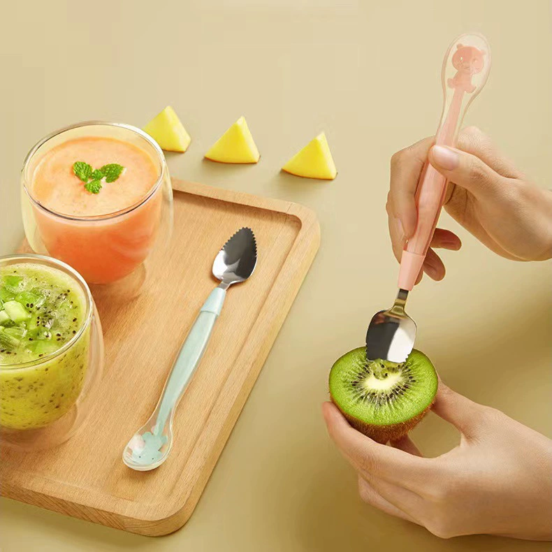Fruit children's spoon stainless steel