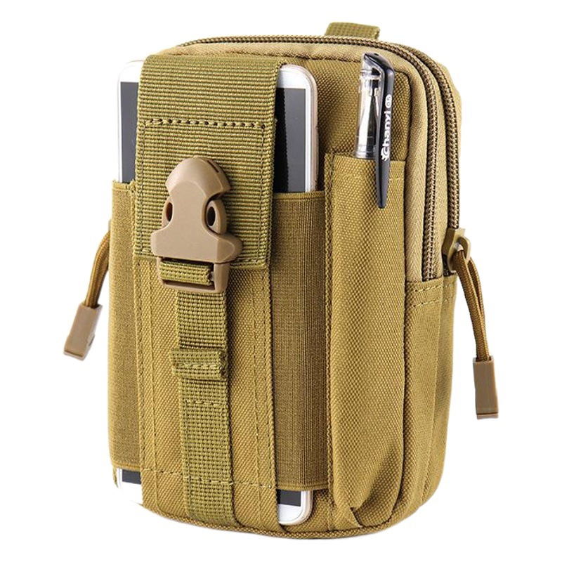Factory direct outdoor sports waist bag men wear belt multi-functional tactical waist bag bag bag coin purse mobile phone bag