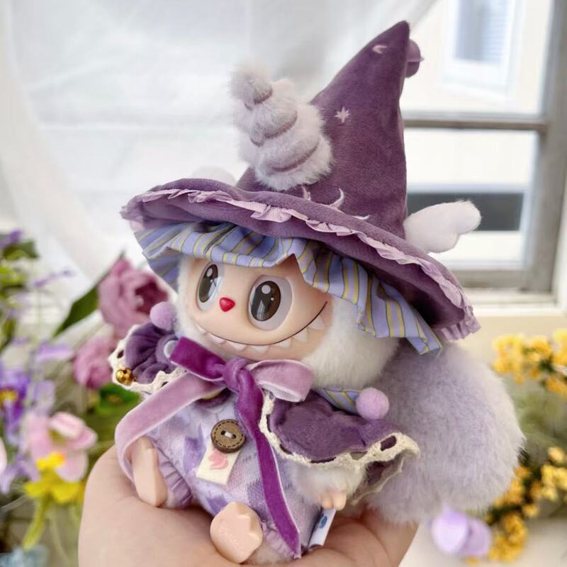 Baby Clothes] Magic Association Labubu Baby Clothes First, Second and Third Generation Cotton Dolls 10Cm15Cm Unicorn Magician