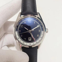 TA泰格G家卡莱拉1730-1系列GMT全自动机械男腕表夜光日历外贸热款